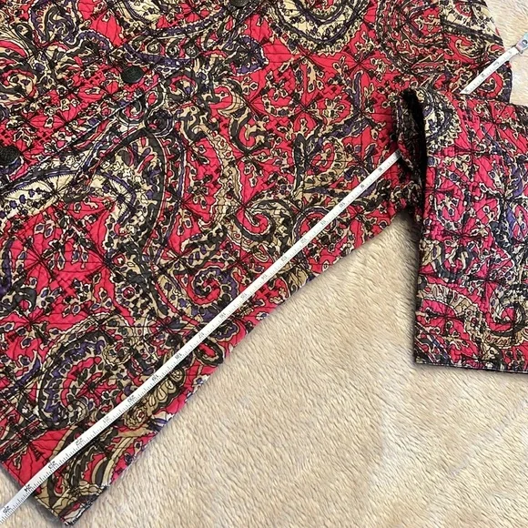 CHICO’S Reversible Paisley Print Jacket - Picture 16 of 17